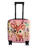 Zikku Kids Travel Trolley Bag, Hard Polycarbonate Case, Light Weight, 360 Degree Wheeling System, Suitcase for Kids - Deer