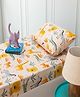 Playful Plunge Kids Bedsheet & Pillow Cover - Animal