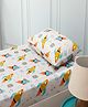 Playful Plunge Kids Bedsheet & Pillow Cover - Outer Space