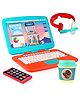 BitFeex Toy Laptop Set Pretend Play Home Office Set for Kids Educational Activity Learning Laptop-Color May Vary