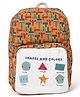 Tidy Sleep Adorable Toddler Backpack Happy Shapes - Height 13 Inches