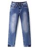 Pine Kids Denim Woven Full Length Washed Jeans  -Royal Blue