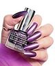 DeBelle Gel Nail Lacquer Magical Marina(Dark Purple with Light Pink Glitter)