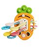Kidology Pull String Toy for Babies Teething Strings Sensory Montessori Toys Baby Girl, Travel Toy for 6+Months Boy Food Grade Silicone Fine Motor Skills Toy for Toddlers