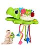 Kidology Montessori Multi-Sensory Activity Toys for Toddlers, Food Grade Travel Toy Developing Fine Motor Skill, Dinosaur Toy with Rattle Birthday Gift for 6+ Months Baby Boy Girl Infant