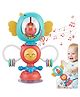 Kidology Baby Rattle Toy with Suction Cup, Interactive Toddlers High Chair Activity Toy, Development Toy for Babies, Early Learning Toy, BPA-Free Suction Base Gifts for 6 Months & Up