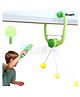 Kidology Hanging Table Tennis Self Training Indoor Gaming 2 Racket & 3 Practice Ball Portable - Double Sparring Hanging Toys Parent Child Interaction Indoor Toys for Kids