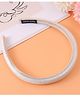 Pine Kids Free Size Solid Coloured Hair Band - Silver