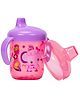 Adore Spazzo Duck Bill/ Hard Spout Sipper with Twin Handle & Hygiene Cap- 250ml- Pink
