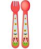 Adore Spoozy Baby Spoon & Fork Set- Red (Pack of 2)