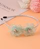Babyhug Floral Applique Hair Band -  Green