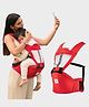 Tinyberg TinySnug Baby Carrier for 3-36 Months, 4-in-1 Ergonomic Hip Seat, Adjustable Straps, Soft Thigh Padding, Cozy Baby Carry Bag, Up to 15 kg - Ruby Red