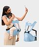 Tinyberg TinySnug Baby Carrier for 3-36 Months, 4-in-1 Ergonomic Hip Seat, Adjustable Straps, Soft Thigh Padding, Cozy Baby Carry Bag, Up to 15 kg - Soft Skyline