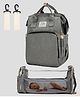 Tinyberg 3-in-1 NestRest Pro Baby Diaper Bag With Foldable Baby Bed & Changing Station,11 Pockets, Usb Port - Pebble Grey