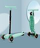 Tinyberg Vroom Vroom Kids Scooter with LED Flashing Wheels | Adjustable Handle Height | Foldable I Runner Scooter for Kids - Skyblue Breeze