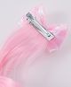 Babyhug Bow Clip Hair Extensions With Ombre Effect - Pink & Fuchsia