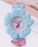 Babyhug Analog Watch With Butterfly & Floral Applique Free Size - Lavender