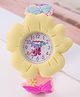 Babyhug Analog Watch With Butterfly & Floral Applique  Free Size - Pink