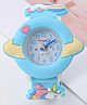 Babyhug Unicorn Applique Analog Watch - Light Blue