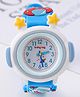 Babyhug Analog Space Theme Print Watch Free Size - Sky Blue