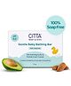 CITTA Gentle Baby Bathing Bar For Soft Skin-100% Soap Free-pH 5.5-Avocado & Almond Oil-Prevents Dryness-75g