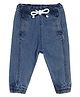 MINI KLUB Cotton Solid Pant - Blue