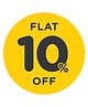 FC Flat 10% Off. 3'' X 3'' (Inch)