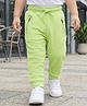 Babyoye 100% Cotton Knit Full Length Waffle Lounge Pants - Neon Green