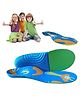 Oh Pair Rubber Printed Arch Support - Blue (16.3)