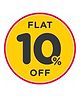BH Flat 10% Off. 6'' X 6'' (Inch)