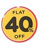 BH Flat 40% Off. 3'' X 3'' (Inch)