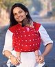 Anmol Baby Ergonomic Hybrid Wrap Baby Carrier - Red & White