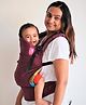 Anmol Baby Ergonomic Easy Baby Carrier - Burgundy