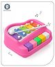 Aditi Toys Pink Musical Xylophone Piano Toy - Plastic Piano Xylophone for Kids, Non-Toxic, Safe for Kids Above 3 Years, BIS Approved