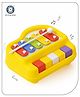 Aditi Toys Yellow Musical Xylophone Piano Toy - Fun and Educational Plastic Piano Xylophone for Kids Above 3 Years, Non-Toxic, BIS Approved