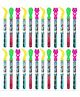 Aditi Toys Character Bubble Wands - Pack of 24 Colorful Bubble Sticks for Magical Bubble Fun, Ideal for Kids Above 3 Years