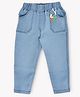 Kiwi Solid Denim Jeans - Sky Blue