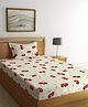 Ambra Linens Kids Bed Sheet Set, Car print-Vanilla
