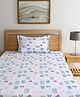 Ambra Linens Kids Bed Sheet Set, Doodle print-Blue