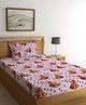 Ambra Linens Kids Bed Sheet Set, Princess print-Orange