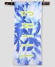 Pine Kids Terry Woven Towel With Beach Theme Print L 124 x B 64 cm - Blue