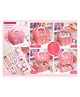 Flaze Washi Tape Set - 100 Pcs Designer Decorative Gift Packing Tape Masking Tapes with 20 Pcs Kawaii Stickers, Tweezer, Pen and Spatula in 3 Layer Box, Tapes for Art & Craft(Pink Color Box)