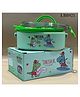 Flaze Cute Dinosaur Stainless Steel Lunch Box for Students 800 ML with Spoon 1 Containers Lunch Box (800 ml, Thermoware) (Dinosaur)