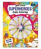 Little Artist Superheroes Copy coloring for kids
