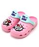 Svaar Tom & Jerry Featuring Characters Applique Detailed Perforated Clogs - Baby Pink
