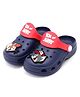 Svaar Tom & Jerry Featuring Characters Applique Detailed Perforated Clogs - Navy Blue