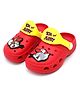 Svaar Tom & Jerry Featuring Characters Applique Detailed Perforated Clogs - Tomato Red