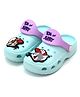 Svaar Tom & Jerry Featuring Characters Applique Detailed Perforated Clogs - Sea Blue