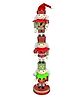 Little Surprise Box 3 Tier Stacked Wooden Elves Christmas Table Décor