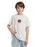 Rare Ones Cotton Half Sleeves Bunny Printed Tee - White